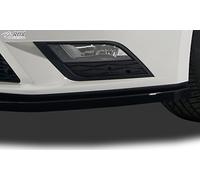 RDX Racedesign Spoiler avant compatible avec Seat Leon 5F SC/5-portes/ST 2013-2017 excl. FR/Cupra (ABS noir luisant)
