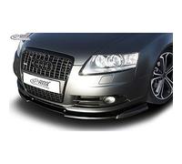 RDX Racedesign Spoiler avant Vario-X compatible avec Audi A6 4F S-Line 2005-2008 (PU), Non laqué.