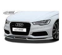 RDX Racedesign Spoiler avant Vario-X compatible avec Audi A6 4G/C7 S6/S-Line 2011-2014 (PU)