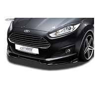 RDX Racedesign Spoiler avant Vario-X compatible avec Ford Fiesta MK7 Facelift 2012-2017 (PU), Noir