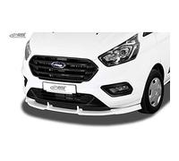 RDX Racedesign Spoiler avant Vario-X compatible avec Ford Transit Custom & Tourneo Custom MK7 FL 2018-2022 (PU)