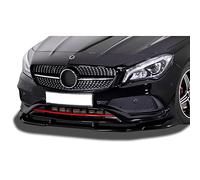 RDX Racedesign Spoiler avant Vario-X compatible avec Mercedes CLA Coupe (C117) & Shooting Brake (X117) Facelift 2016-2019 (PU)