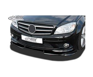 RDX Racedesign Spoiler avant Vario-X compatible avec Mercedes W204/S204 AMG-Styling 2007-2011 (PU)