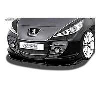 RDX Racedesign Spoiler avant Vario-X compatible avec Peugeot 207 avec pare-chocs Abbes (PU), noire