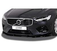 RDX Racedesign Spoiler avant Vario-X compatible avec Volvo S90/V90 R-Design 2016- (PU)