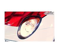 RDX Racedesign Spoilers de phares compatible avec Alfa Romeo Mito (ABS), beige