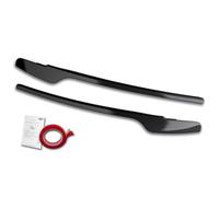 RDX Racedesign Spoilers de phares compatible avec Audi A4 (B8) Sedan/Avant Facelift 2011-2015 (ABS Noir Brillant)