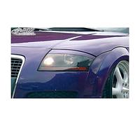 RDX Racedesign Spoilers de phares compatible avec Audi TT 8N 1999-2005 (ABS), Unlackiert, Non laqué.