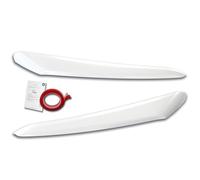 RDX Racedesign Spoilers de phares compatible avec Citroën Jumper & Fiat Ducato & Peugeot Boxer 2014- / Opel Movano 2021- / Toyota Proace Max 2024- (ABS Blanc Brillant)