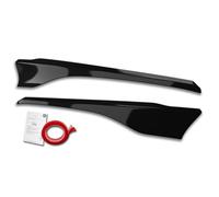 RDX Racedesign Spoilers de phares compatible avec Ford Transit Custom & Tourneo Custom Facelift 2018-2023 (ABS Noir Brillant)