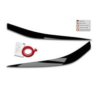 RDX Racedesign Spoilers de phares compatible avec Kia Ceed (CD) & ProCeed (CD) 2018- (ABS Noir Brillant)