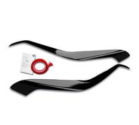 RDX Racedesign Spoilers de phares compatible avec Kia Sportage 2015-2022 (ABS Noir Brillant)