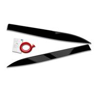 RDX Racedesign Spoilers de phares compatible avec Mercedes Classe A (W176) 2012-2019 (ABS Noir Brillant)