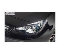 RDX Racedesign Spoilers de phares compatible avec Opel Astra J GTC 2009-2015 & Cascada (ABS)