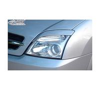 RDX Racedesign Spoilers de phares compatible avec Opel Vectra C 2002-2008 & Signum ex acelift (ABS), Unlackiert