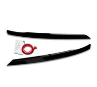 RDX Racedesign Spoilers de phares compatible avec Seat Ateca & Cupra Ateca 2016-2021 (ABS Noir Brillant)
