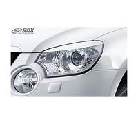RDX Racedesign Spoilers de phares compatible avec Skoda Yeti 2009-2013 (ABS)