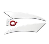RDX Racedesign Spoilers de phares compatible avec Volkswagen Crafter 2006-2017 (ABS Blanc Brillant)