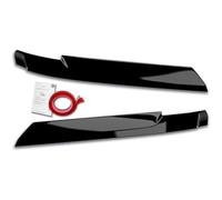 RDX Racedesign Spoilers de phares compatible avec Volkswagen Crafter & MAN TGE 2017- (ABS Noir Brillant)