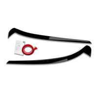 RDX Racedesign Spoilers de phares compatible avec Volkswagen ID.3 2020- (ABS Noir Brillant)