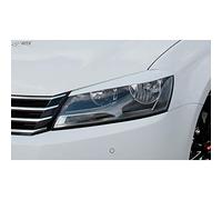 RDX Racedesign Spoilers de phares compatible avec Volkswagen Passat 3C Facelift 2011-2014 (ABS), Unlackiert