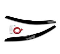 RDX Racedesign Spoilers de phares compatible avec Volkswagen Passat 3G B8 2014-2019 & 2019- (ABS Noir Brillant)