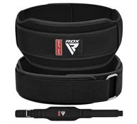 RDX RX5 Ceinture d'haltérophilie réglable pour entraînement de gym (noir, L)