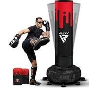 RDX Sac de Frappe Autoportant avec Gants, 6FT XXL Robuste Adulte RONIN Cible Piédestal Sac Ensemble 17 Ventouse Support Base