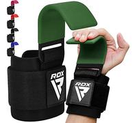 RDX Sangle Musculation Crochet, 8mm Néoprène Rembourré Bandage Poignet, Support Levage Traction Et Tirage De Barre, Weight Lifting Hook Straps,Pull Up Grippe, Hommes Femmes Gym Fitness