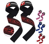 RDX Sangle Musculation Gym Levage Support de Poignet Bandage Fitness Lifting Straps Entraînement Bodybuilding Haltérophilie Flex Gel Grips Gymnastique