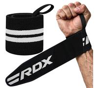 RDX Sangle Musculation Protège Poignet Soutien Bandage Support Crossfit Entraînement Haltérophilie wrist Wraps , Noir , taille unique
