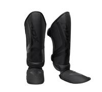 RDX Shin Instep T15 Matte Black Plus Guards Unisex-Adult