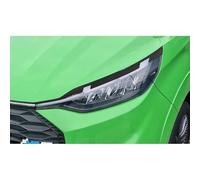 RDX Spoilers de phares compatible avec Ford Transit Custom & Tourneo Custom (V710) 2023- (avec phares LED & Matrix-LED) (ABS Noir Brillant)