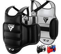 RDX TKD Plastron de Boxe Protection MMA Pro Advance Corps Chest Protector Garde Armour Petit(Réversible)