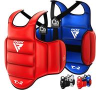 RDX TKD Plastron de Boxe Protection MMA Pro Advance Corps Chest Protector Garde Armour Petit(Réversible)