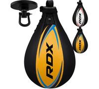 RDX Vitesse Ball Cuir Boxe Poire De Frappe, Speed Ball, Entrainement MMA Speed Bag et Pivotant Rotule Plafond