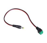 Rdxanc Câble d'alimentation mâle 5,5 x 2,1 mm 12 V pour appareils photo, lumières LED, haut-parleurs, ventilateur
