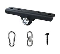 Rdxanc Crochet de sac robuste fabriqué en métal mettant en évidence une plaque épaisse complète Finition poudre de sablage Assemblage facile Support tourbillonnant