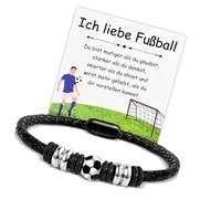 Rdxanc Culture du football en cuir avec système de fermeture portable et mode active, taille unique, Comme décrit