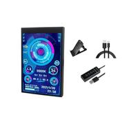 Rdxanc Écran secondaire de type C de 3,5 pouces pour ordinateur CPU GPU Moniteur dynamique modifiable Thème USB Affichage sous-écran