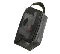 Rdxanc Élégant porte-monnaie en maille de nylon transparent avec fermeture éclair pour clés et écouteurs avec grande capacité, Noir, as the picture shows