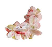 Rdxanc Élégante pince à cheveux en forme de frangipanier en marbre avec option multicolore - Accessoire de cheveux pratique en résine pour un usage quotidien