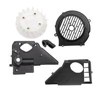 Rdxanc Ensemble complet de carénage de refroidissement à air avec couvercle de ventilateur pour kart, scooter 125cc 150cc