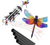 Rdxanc Éolienne dynamique en métal coloré développé pour la décoration de cour produisant des sons clairs pour favoriser un environnement relaxant