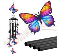 Rdxanc Éolienne dynamique en métal coloré développé pour la décoration de cour produisant des sons clairs pour favoriser un environnement relaxant