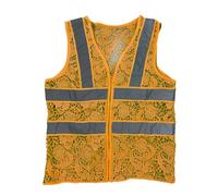 Rdxanc Gilet réfléchissant pour course à pied, gilet haute visibilité avec avant ultra léger, gilet réfléchissant unisexe
