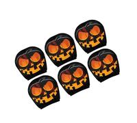 Rdxanc Housses d'appui-tête de voiture Evil Pumpkins en polyester doux et résistant, faciles à installer, protections générales pour sièges avant