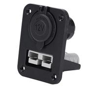 Rdxanc Installation flexible 50 A Adaptateur adapté aux cigarettes et prise USB ABS pour une installation facile dans le véhicule et le camping