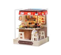 Rdxanc Kit de montage de maison miniature en bois pour décoration d'intérieur et cadeau avec thème optionnel
