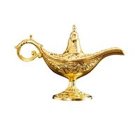 Rdxanc Lampe multifonction Aladdins en métal - Diffuseur de parfums arabes - Décoration d'intérieur pour méditations - Utilisation sûre - Lampe à souhaits en métal